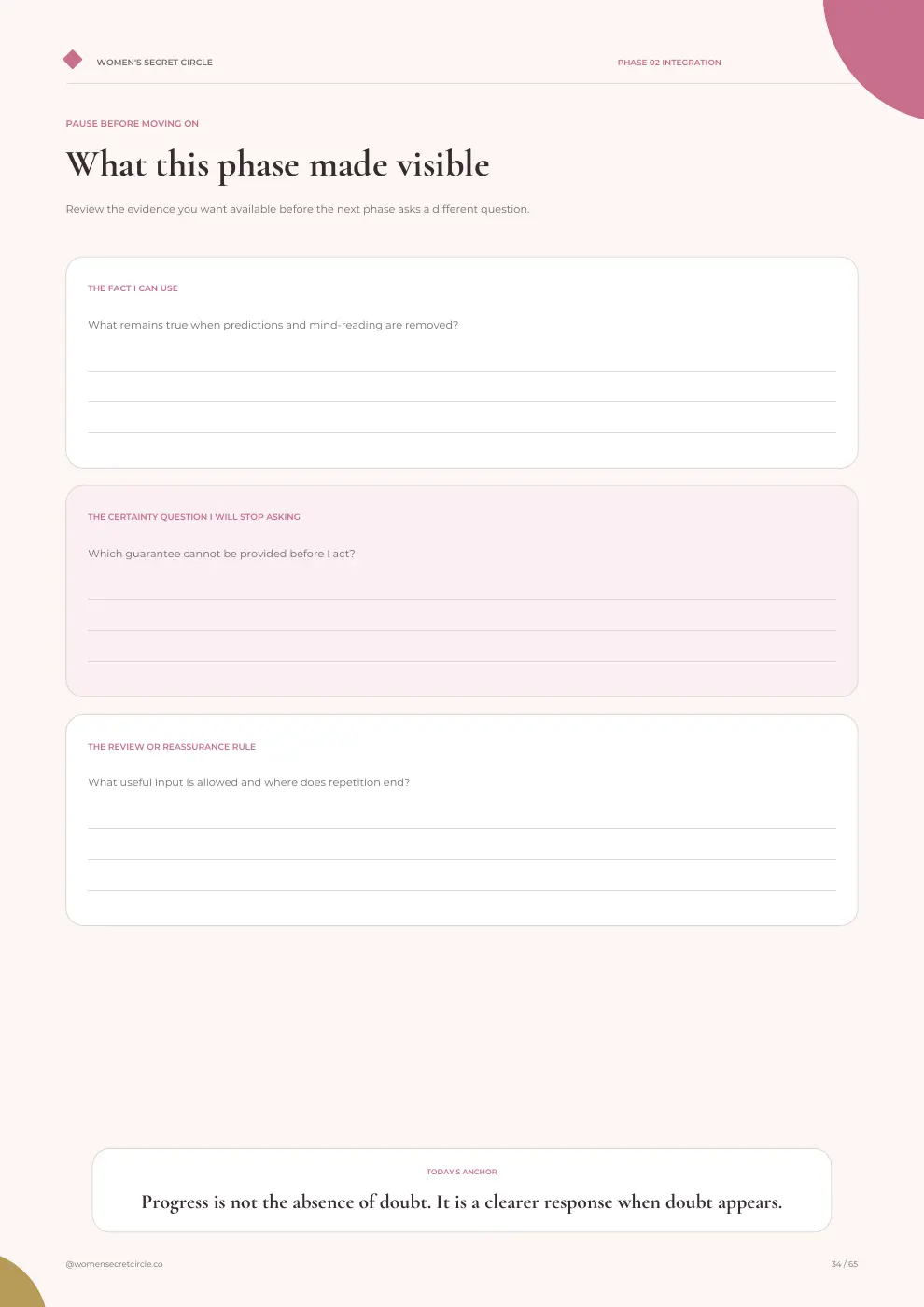 The Overthinking Method preview page 4